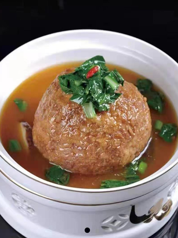 蓮藕獅子頭